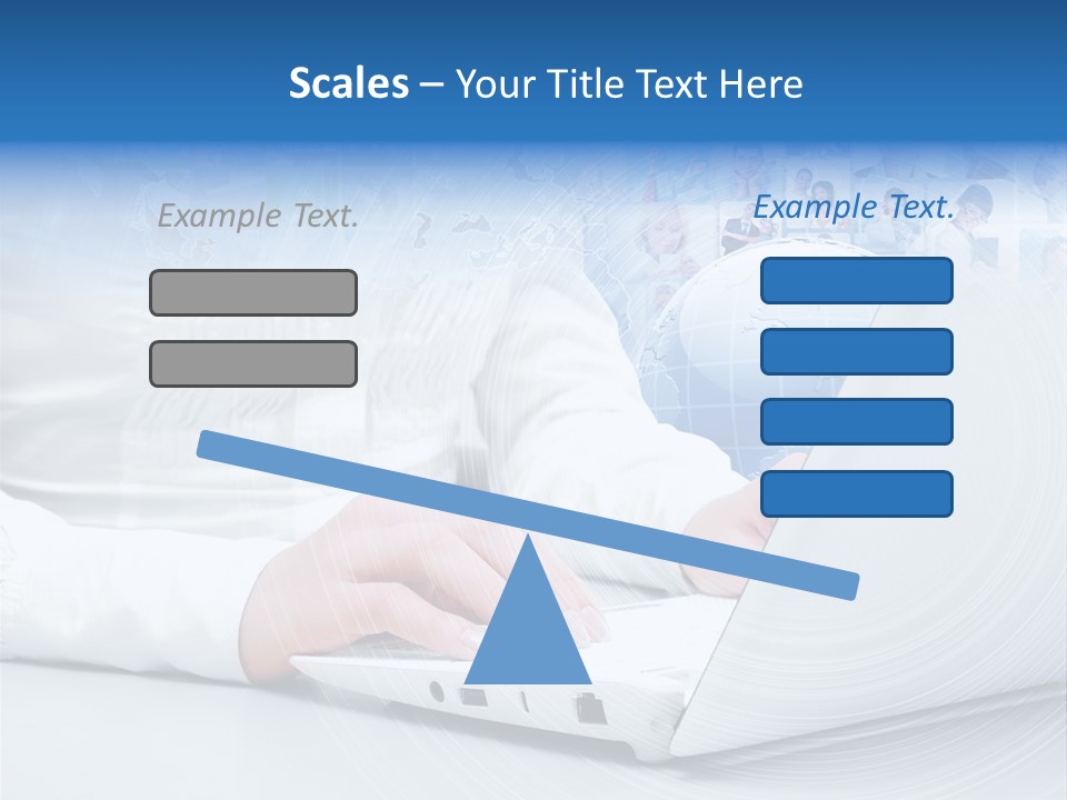 Circle Community Person PowerPoint Template