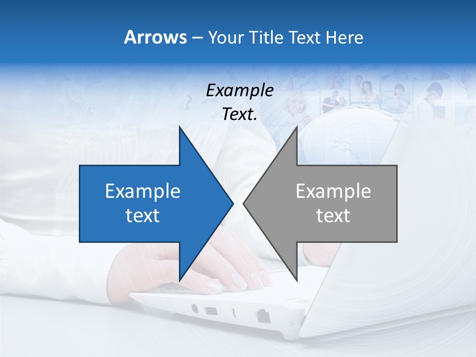 Circle Community Person PowerPoint Template