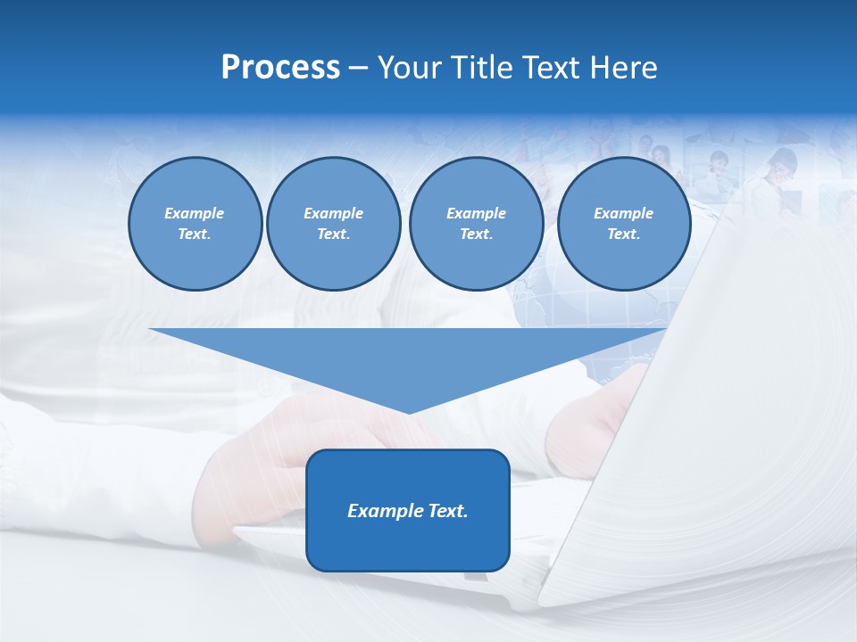 Circle Community Person PowerPoint Template