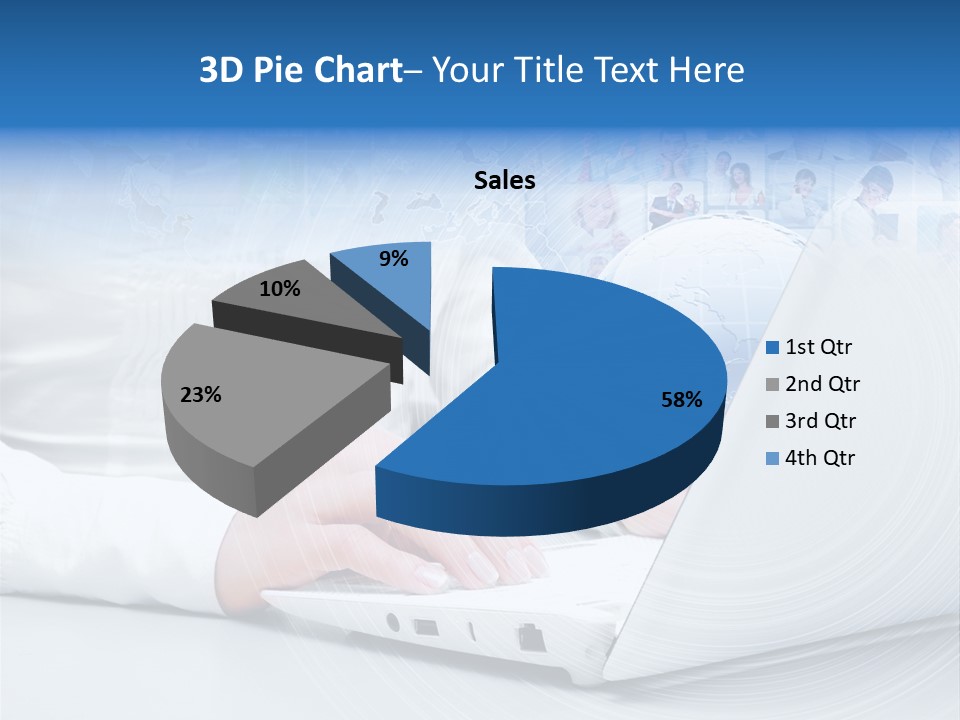 Circle Community Person PowerPoint Template