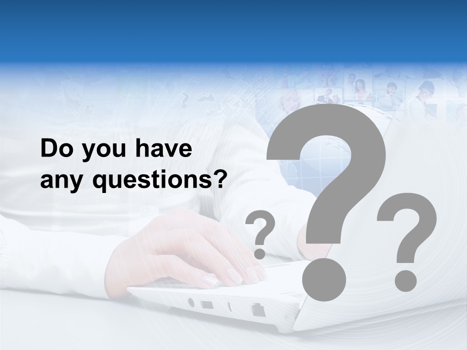 Circle Community Person PowerPoint Template