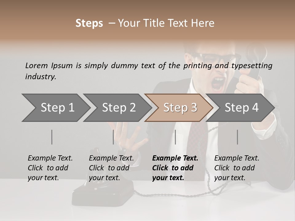 Altes Kommunikation Arbeitsplatz PowerPoint Template