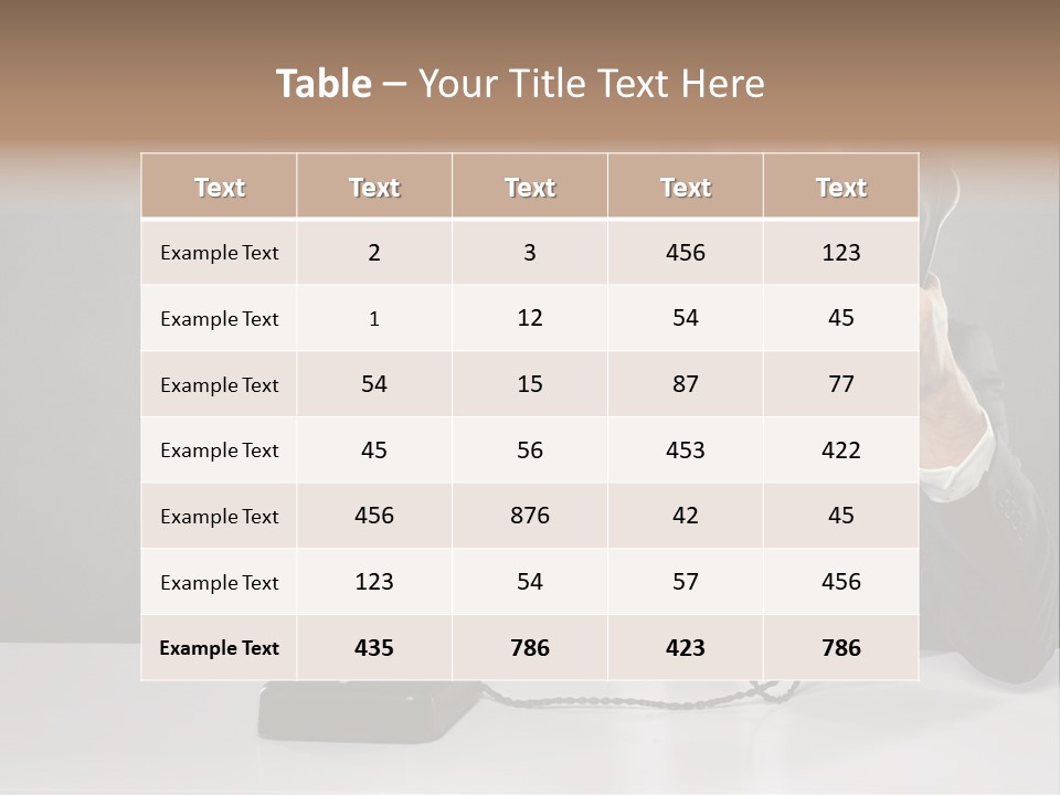 Altes Kommunikation Arbeitsplatz PowerPoint Template