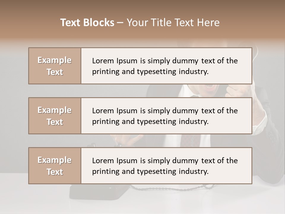 Altes Kommunikation Arbeitsplatz PowerPoint Template