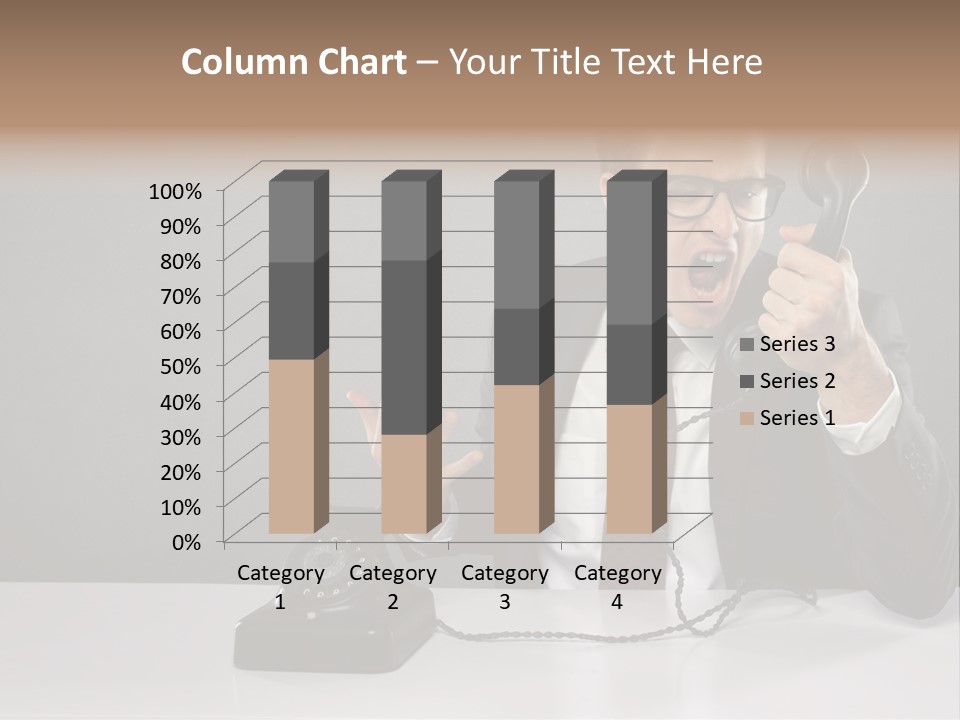 Altes Kommunikation Arbeitsplatz PowerPoint Template