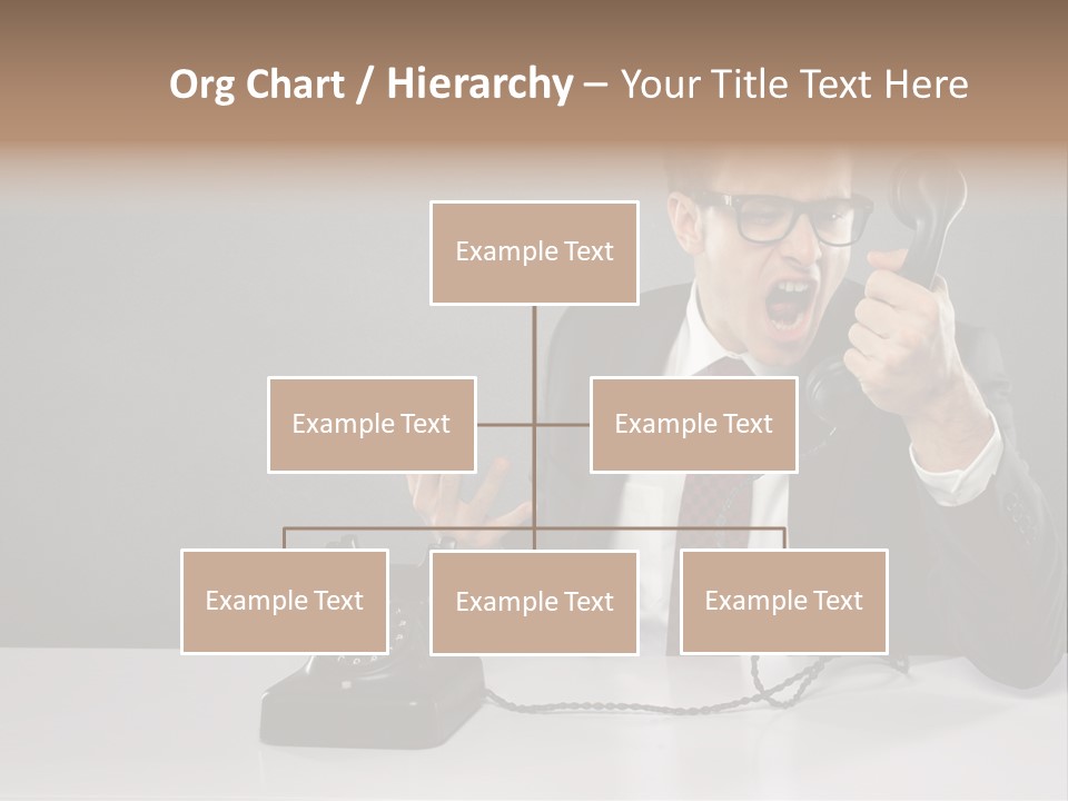 Altes Kommunikation Arbeitsplatz PowerPoint Template