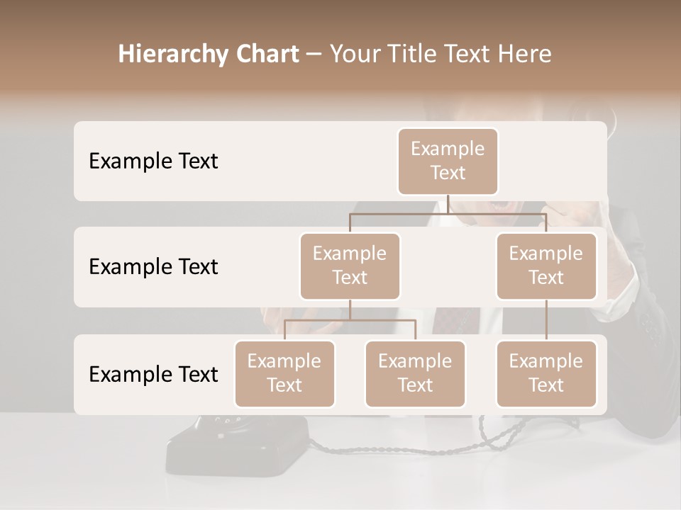 Altes Kommunikation Arbeitsplatz PowerPoint Template
