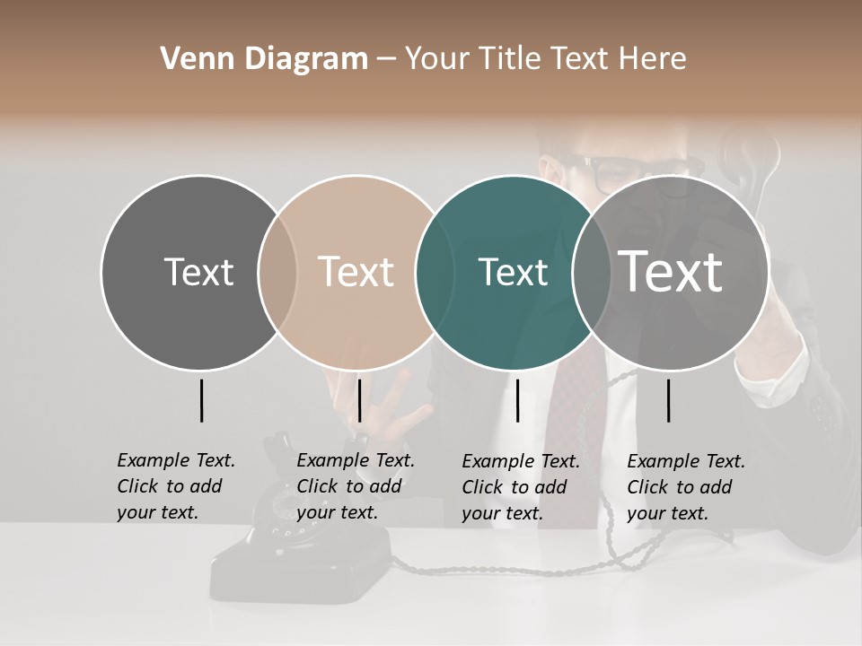 Altes Kommunikation Arbeitsplatz PowerPoint Template