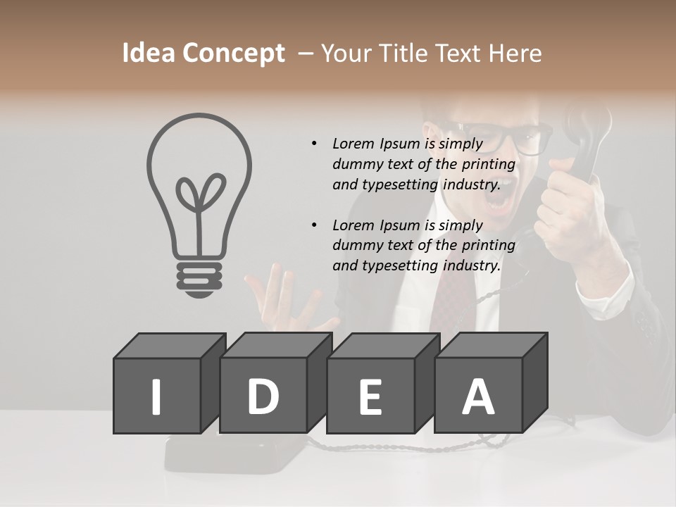 Altes Kommunikation Arbeitsplatz PowerPoint Template