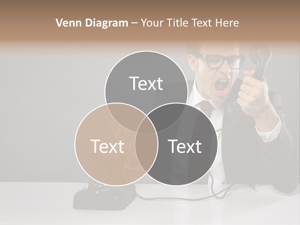 Altes Kommunikation Arbeitsplatz PowerPoint Template