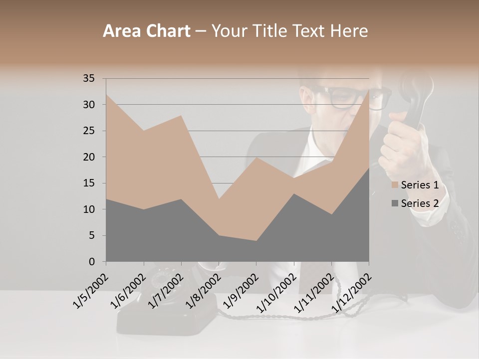 Altes Kommunikation Arbeitsplatz PowerPoint Template