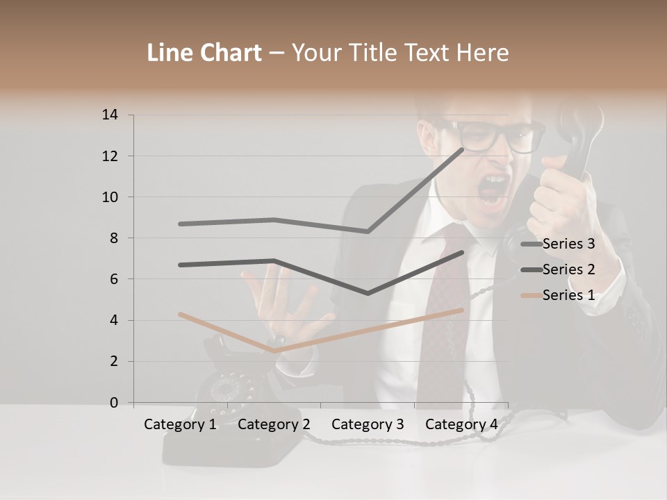 Altes Kommunikation Arbeitsplatz PowerPoint Template