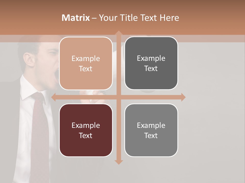 Communication Speaker Offer PowerPoint Template