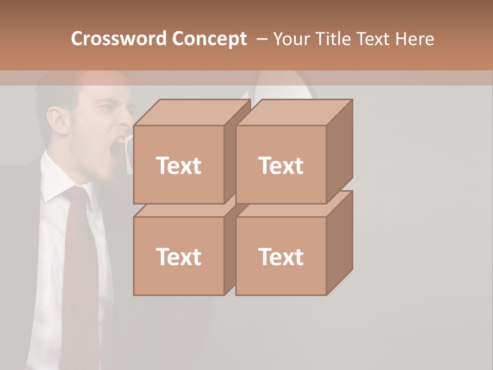 Communication Speaker Offer PowerPoint Template