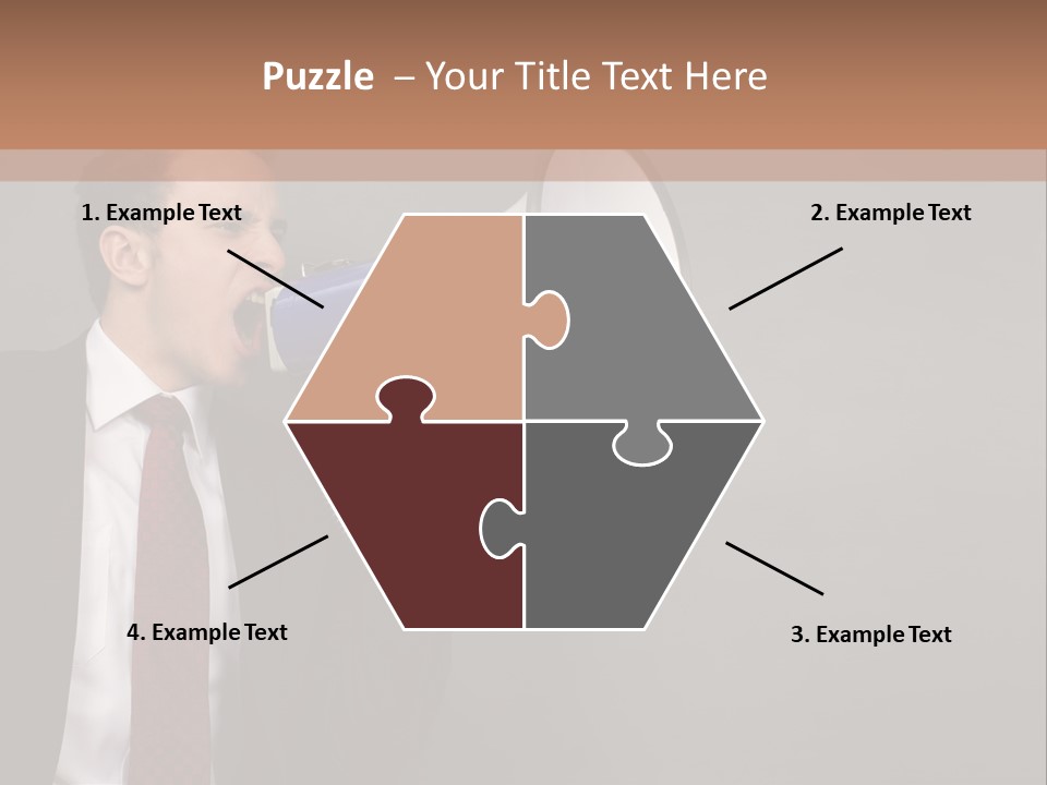 Communication Speaker Offer PowerPoint Template