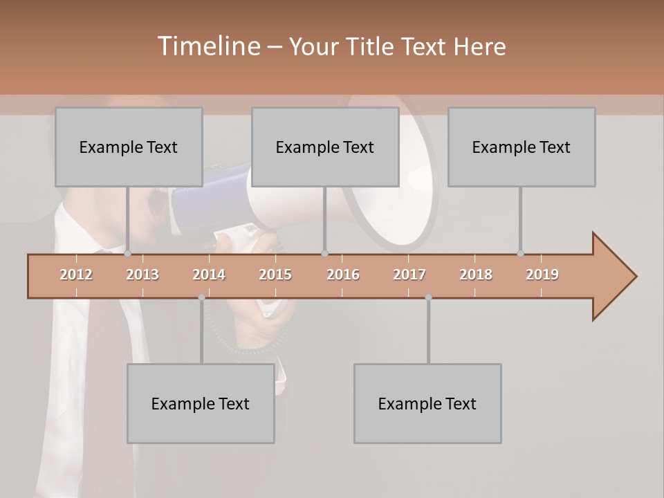 Communication Speaker Offer PowerPoint Template