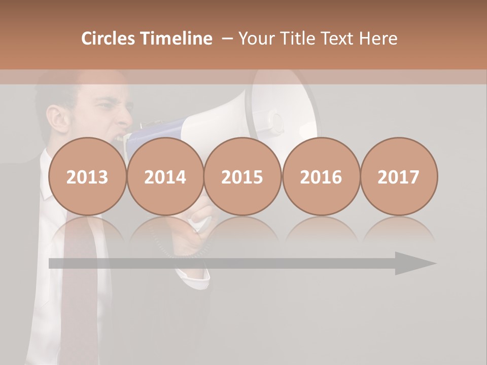 Communication Speaker Offer PowerPoint Template