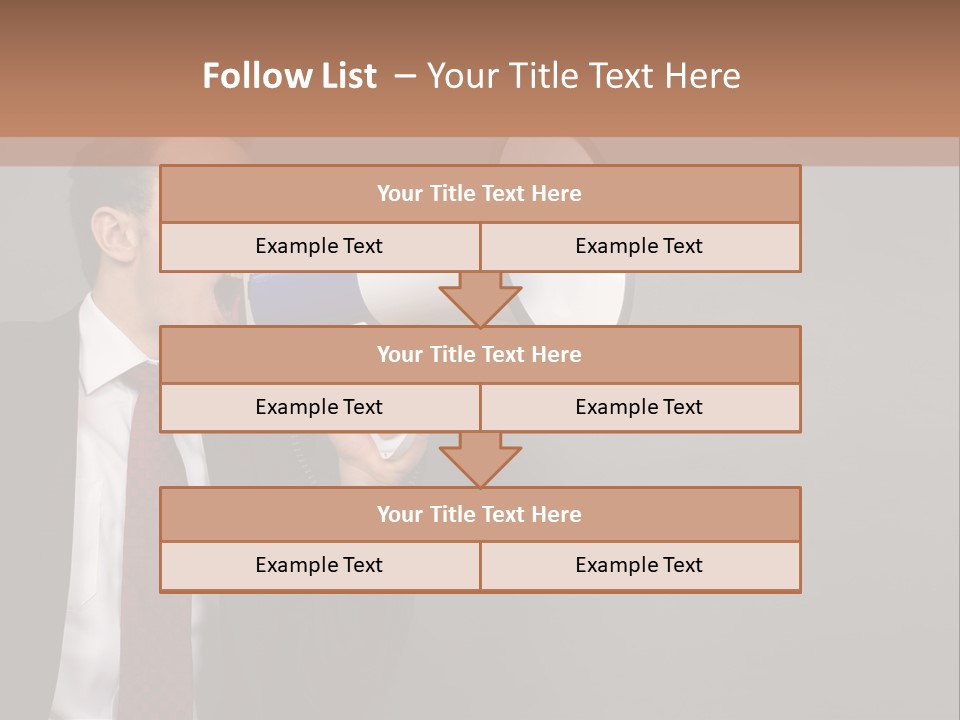 Communication Speaker Offer PowerPoint Template