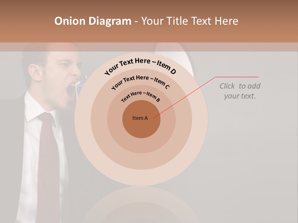 Communication Speaker Offer PowerPoint Template
