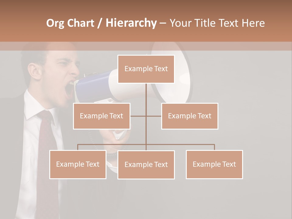Communication Speaker Offer PowerPoint Template