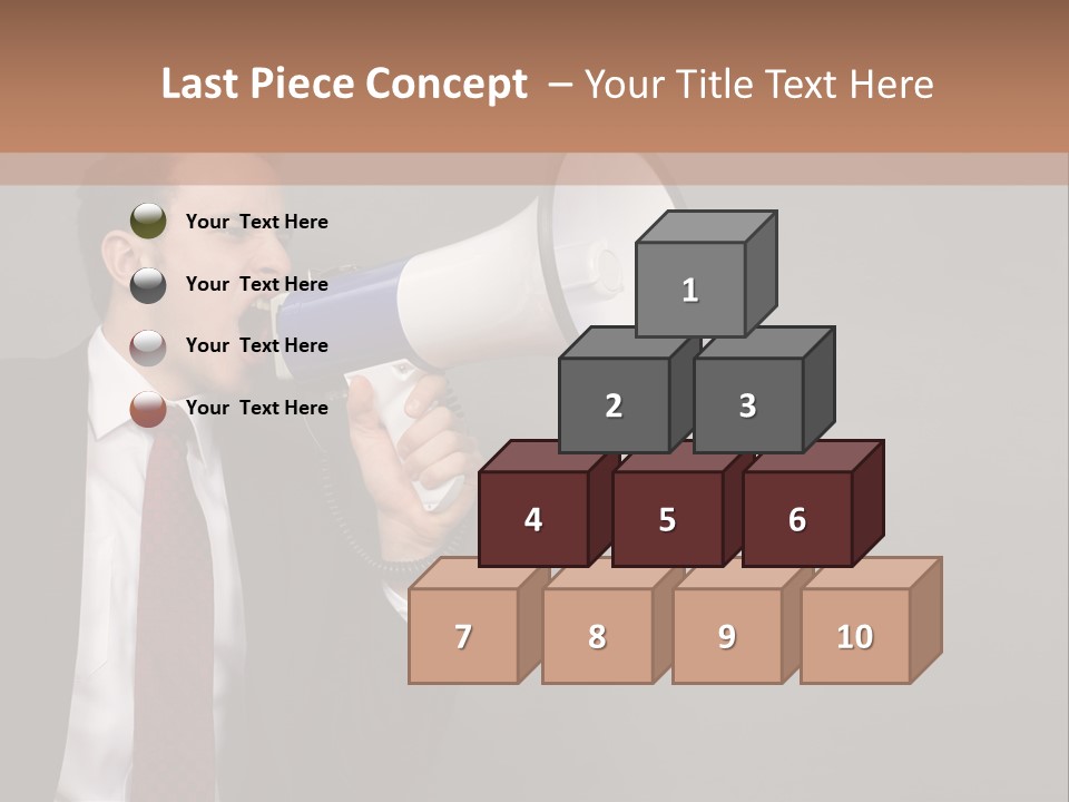 Communication Speaker Offer PowerPoint Template