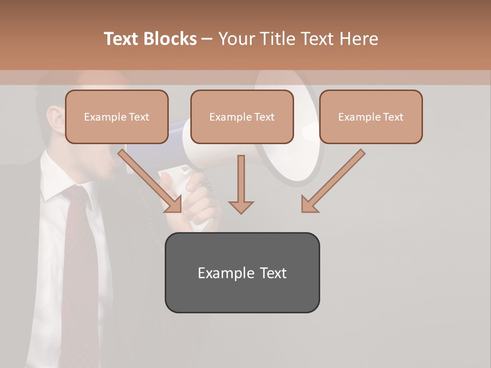 Communication Speaker Offer PowerPoint Template
