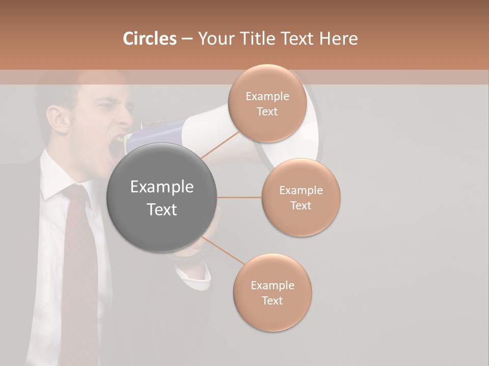 Communication Speaker Offer PowerPoint Template