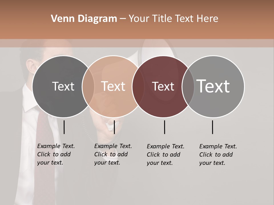 Communication Speaker Offer PowerPoint Template
