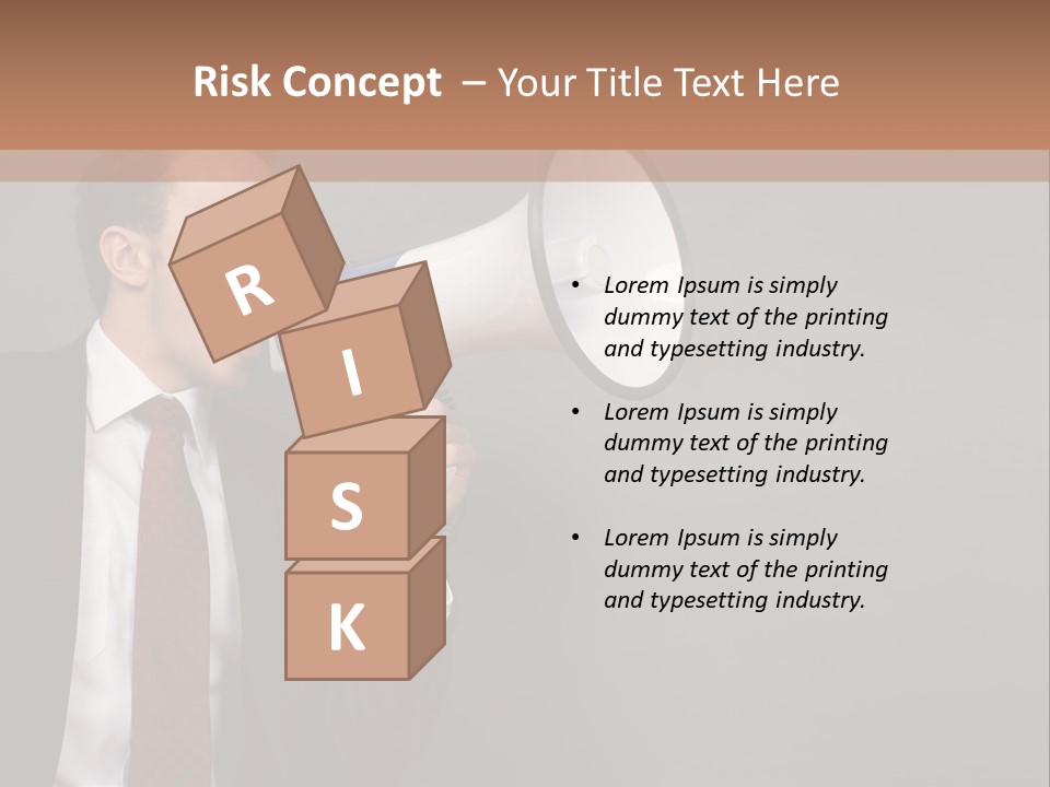 Communication Speaker Offer PowerPoint Template