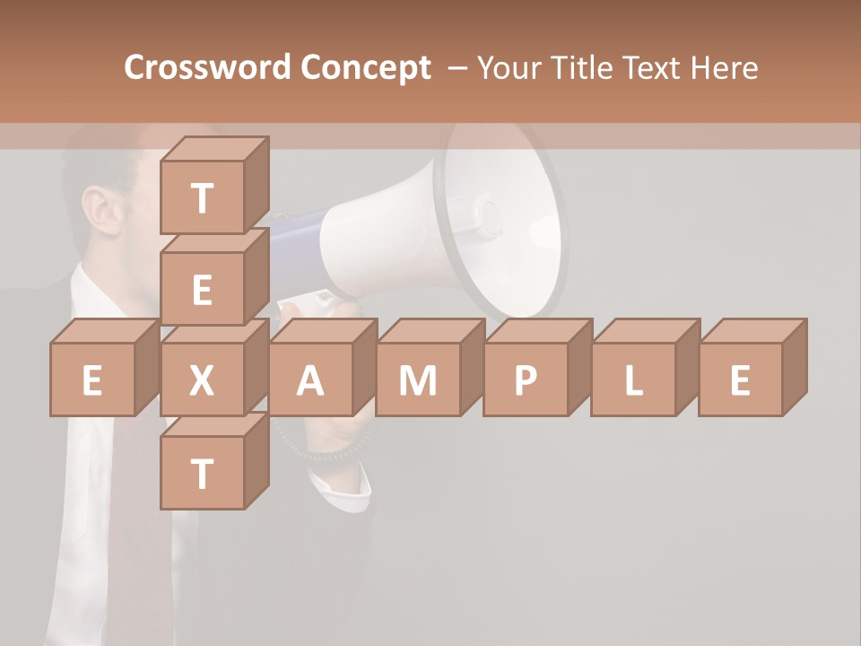 Communication Speaker Offer PowerPoint Template