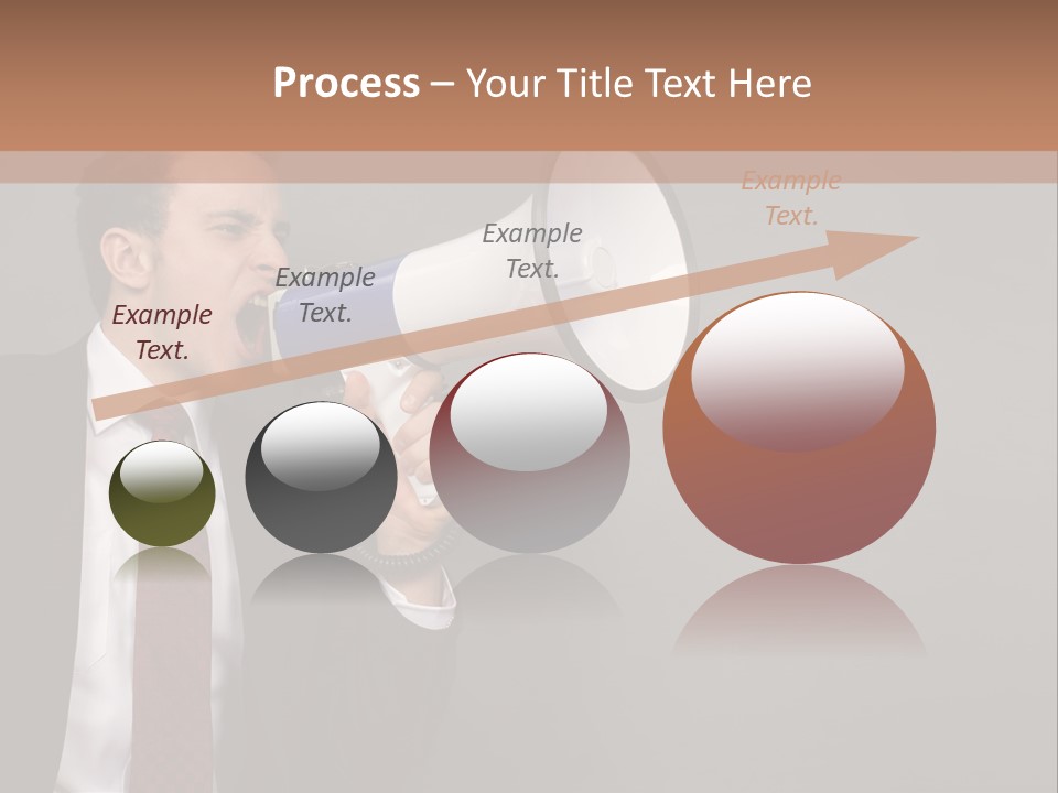 Communication Speaker Offer PowerPoint Template