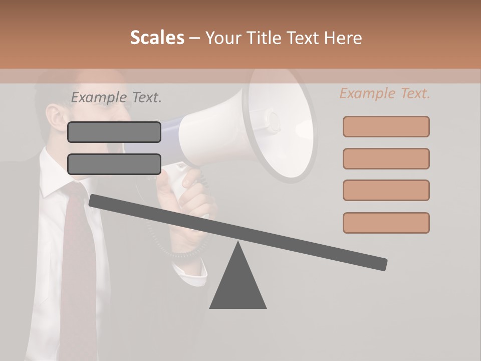 Communication Speaker Offer PowerPoint Template