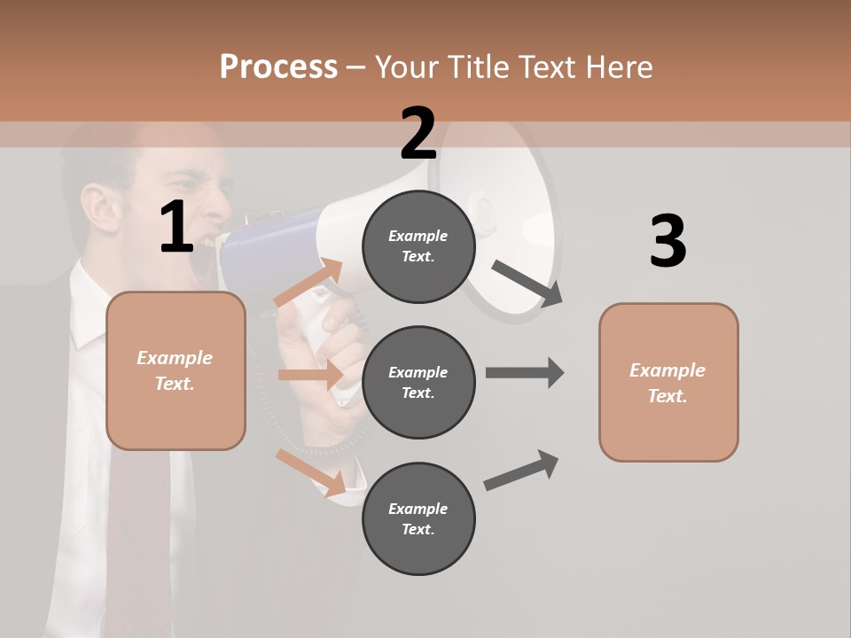 Communication Speaker Offer PowerPoint Template