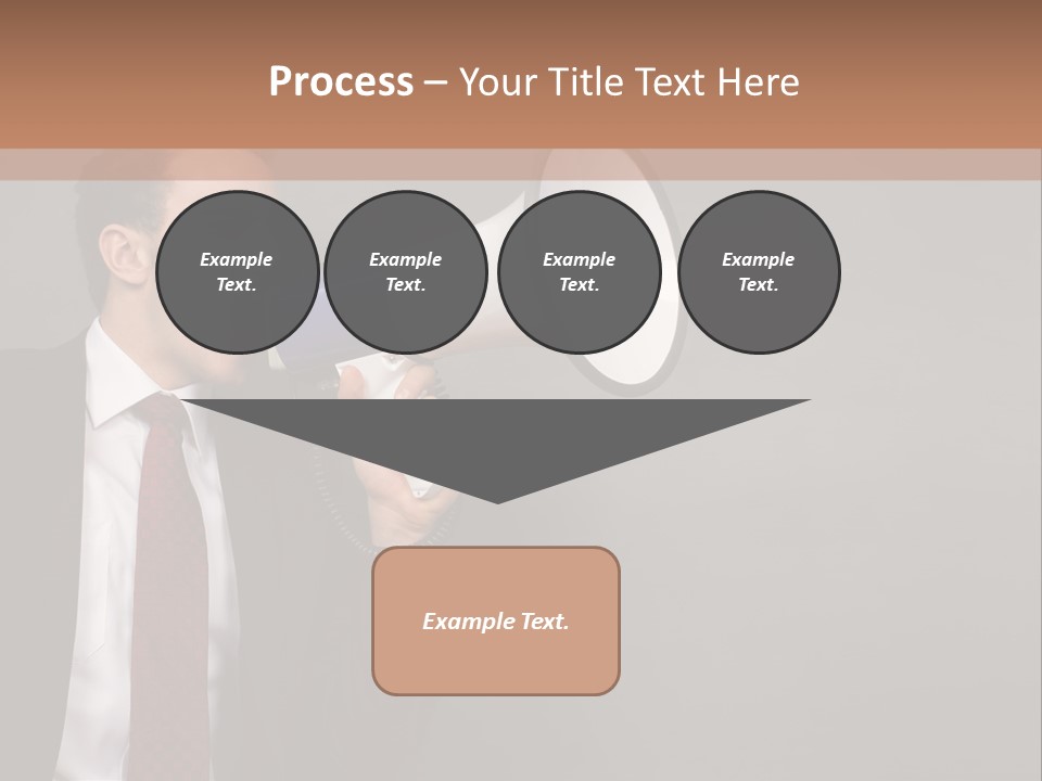 Communication Speaker Offer PowerPoint Template