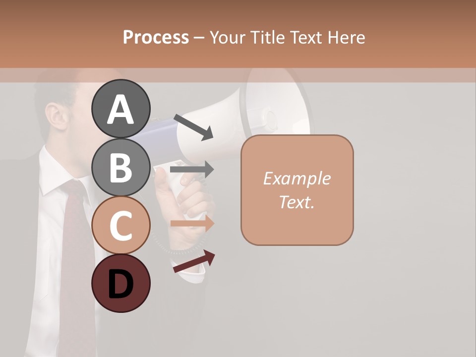 Communication Speaker Offer PowerPoint Template