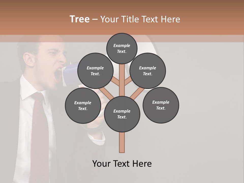 Communication Speaker Offer PowerPoint Template