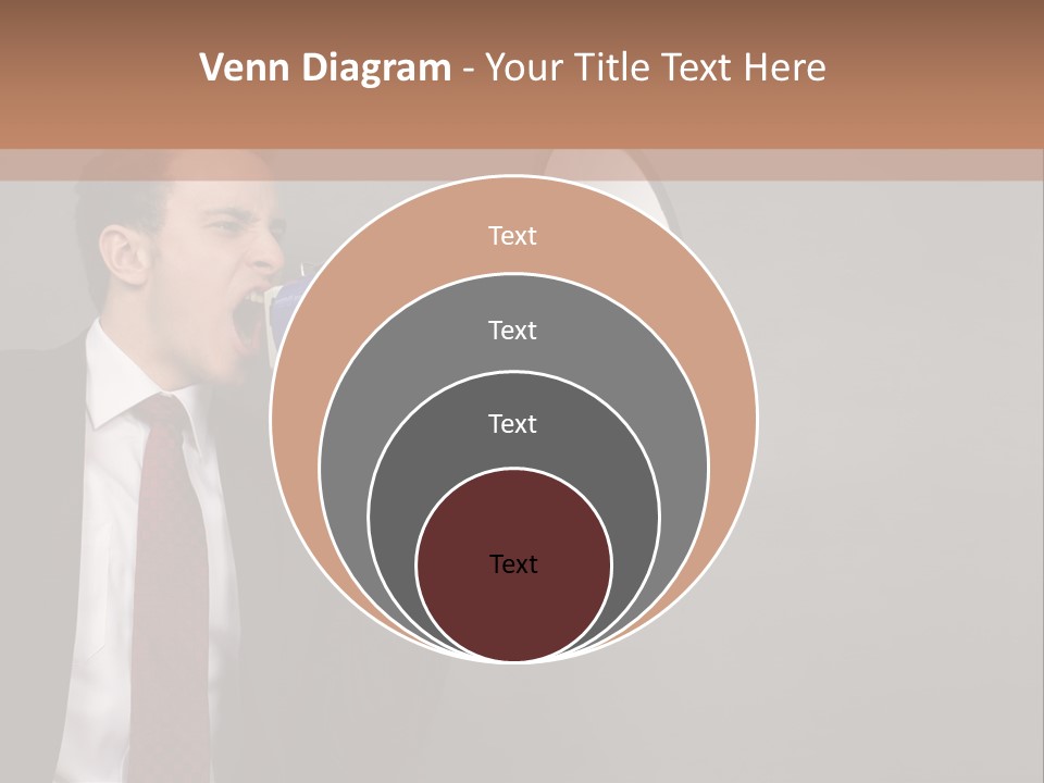 Communication Speaker Offer PowerPoint Template