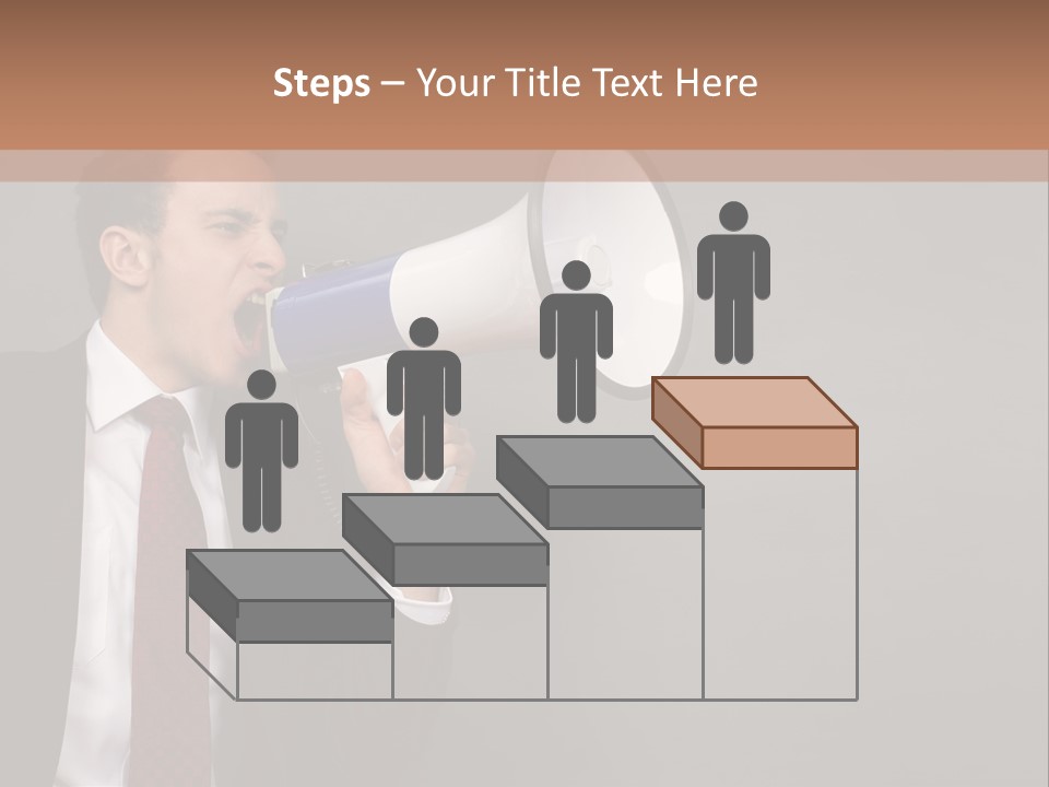 Communication Speaker Offer PowerPoint Template