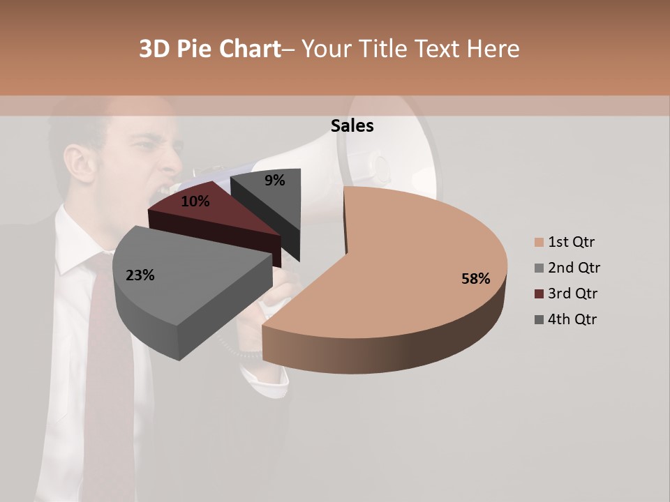 Communication Speaker Offer PowerPoint Template