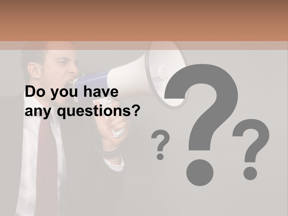 Communication Speaker Offer PowerPoint Template