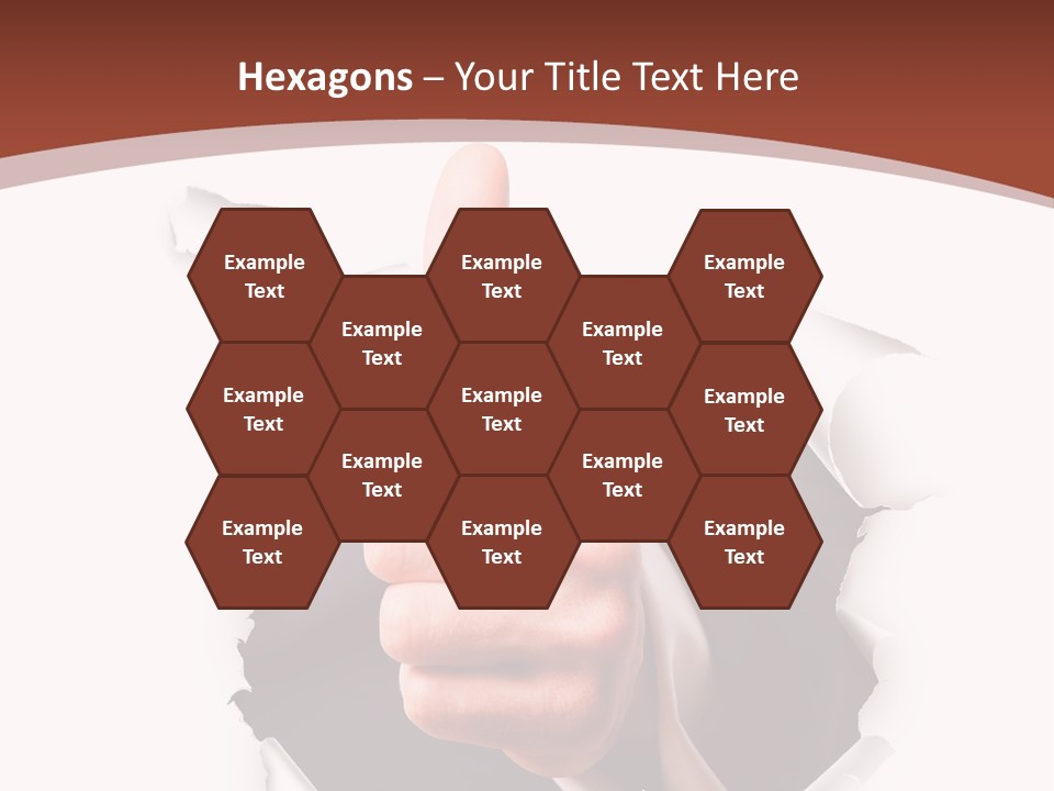 Arbeit Daumen Hoch Freisteller PowerPoint Template