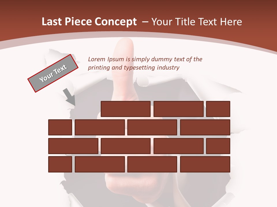 Arbeit Daumen Hoch Freisteller PowerPoint Template