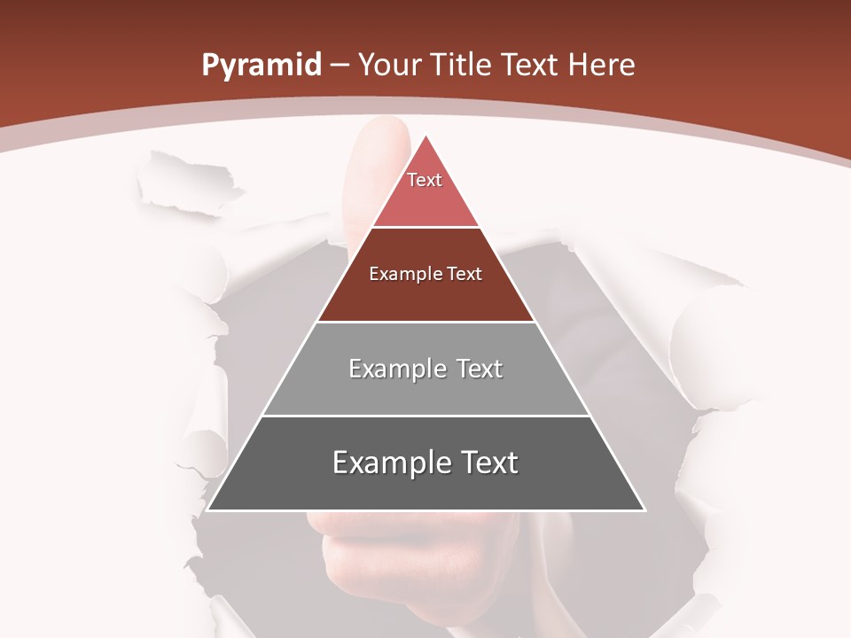 Arbeit Daumen Hoch Freisteller PowerPoint Template