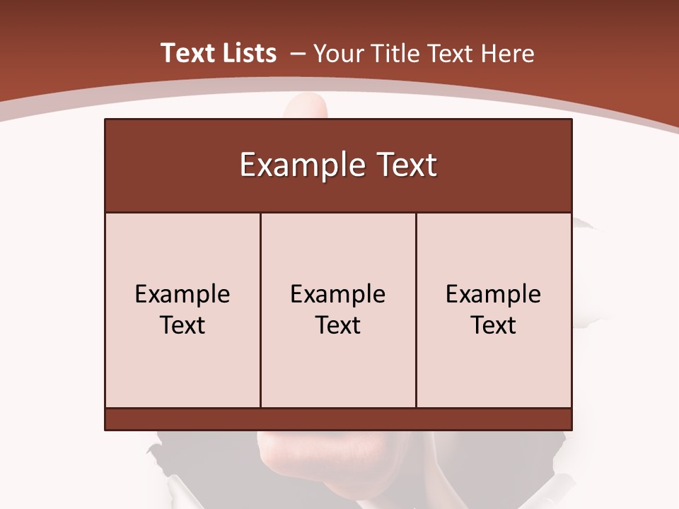 Arbeit Daumen Hoch Freisteller PowerPoint Template
