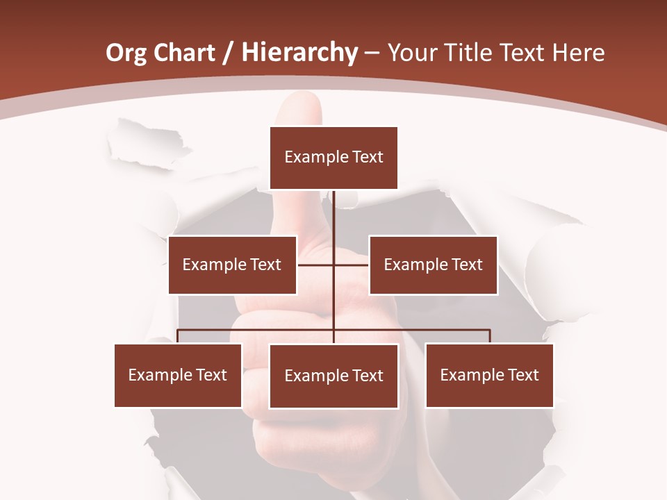 Arbeit Daumen Hoch Freisteller PowerPoint Template