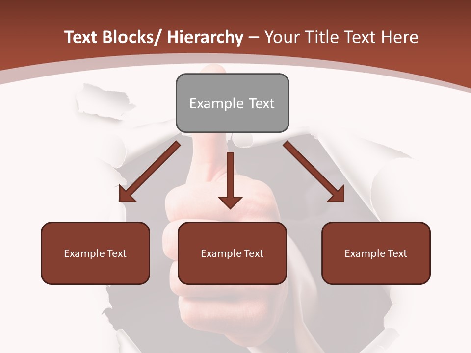 Arbeit Daumen Hoch Freisteller PowerPoint Template