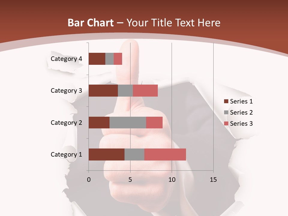Arbeit Daumen Hoch Freisteller PowerPoint Template