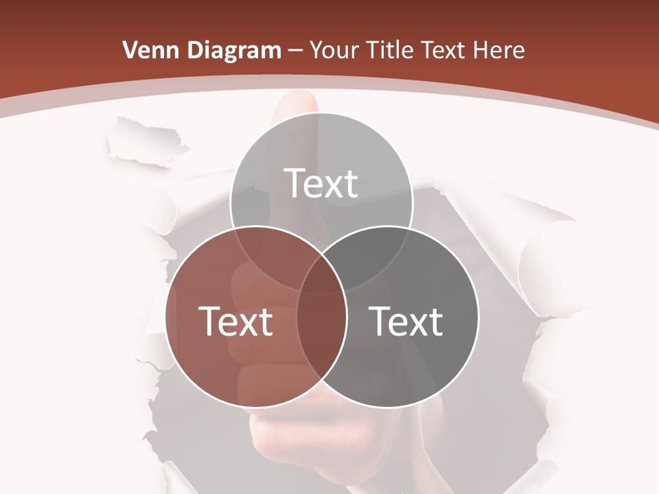 Arbeit Daumen Hoch Freisteller PowerPoint Template