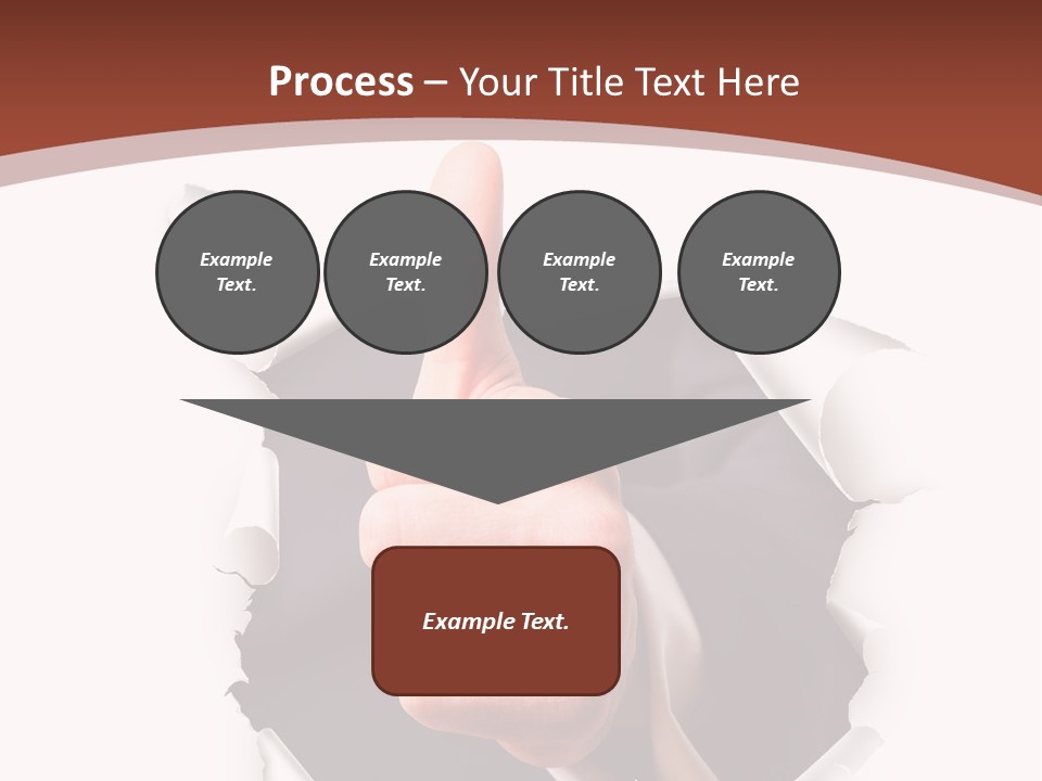 Arbeit Daumen Hoch Freisteller PowerPoint Template