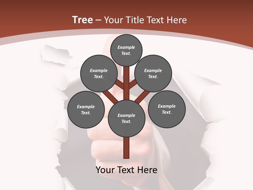 Arbeit Daumen Hoch Freisteller PowerPoint Template